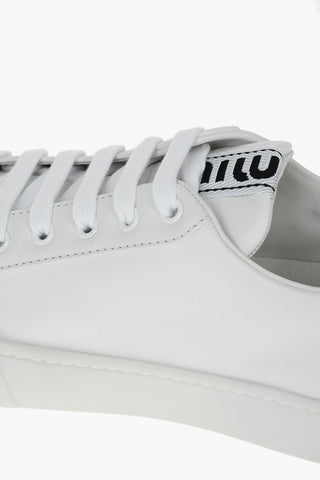 Soft Leather Low-top Sneakers with Embossed Logoed Sole