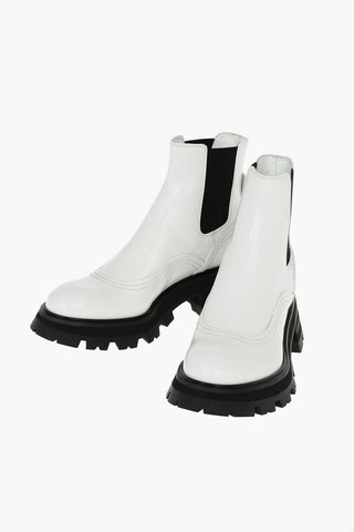 Leather Chelsea Ankle Boots with Statement Sole
