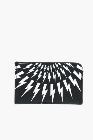 Portacarte FAIRISLE THUNDERBOLT in pelle