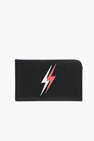 Portacarte DOUBLE BOLT in pelle
