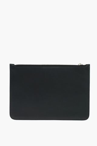 Pouch FAIRISLE THUNDERBOLT in pelle con chiusura zip