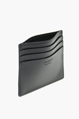 leather FAIRISLE THUNDERBOLT card holder
