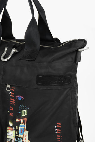 printed multi pockets SHINJUKU backpack