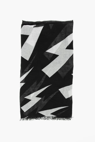 printed FAIRISLE THUNDERBOLT foulard