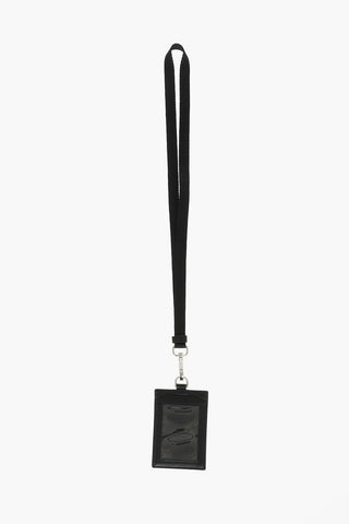 Porta Badge THUNDERBOLT FAIRISLE in pelle