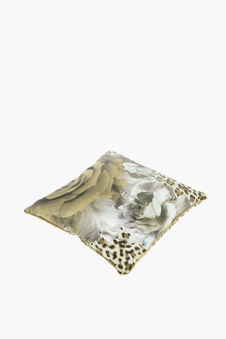 HOME Silk ROSE LEOPARD Pillow