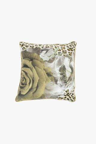 HOME Silk ROSE LEOPARD Pillow