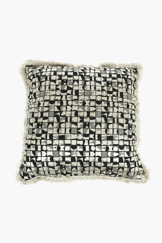 HOME Fringed MOSAICO Pillow