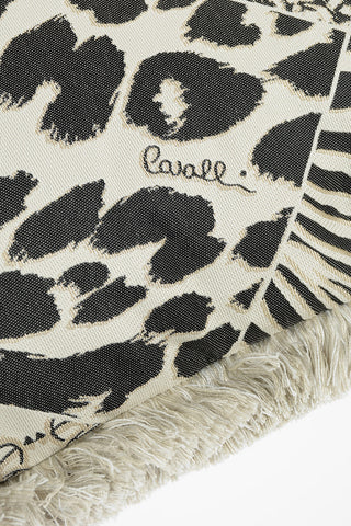 HOME Embroidered SKIN PATCH Pillow with Fringed