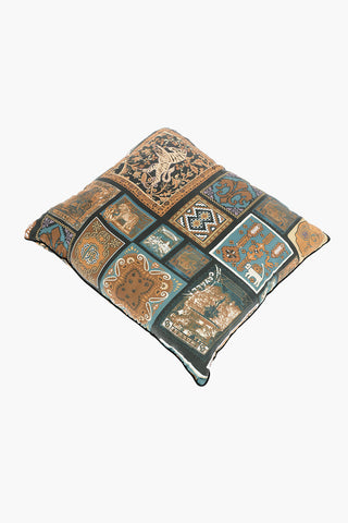 HOME Silk CAMEL STAMPS Pillow