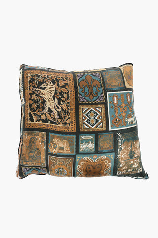 HOME Silk CAMEL STAMPS Pillow