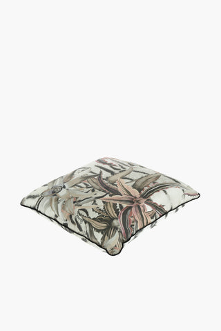 HOME Animal Ptterned Silk FLOWER TIGRESSE Pillow