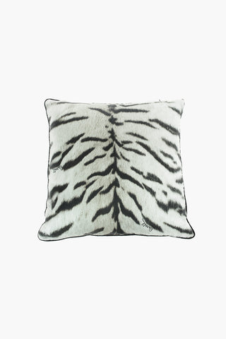 HOME Animal Ptterned Silk FLOWER TIGRESSE Pillow