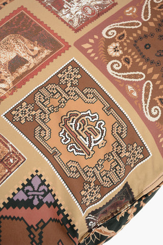 HOME Cotton CAMEL STAMPS Pillow