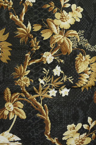 HOME Silk CHINA BIRDS Plaid