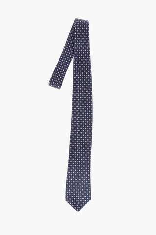 Embroidered Silk Kipper Tie