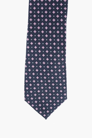 Embroidered Silk Kipper Tie