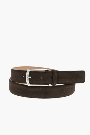Solid-Color Suede Belt 40mm