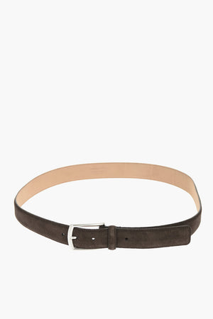 Solid-Color Suede Belt 40mm