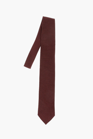 Checked Silk Tie