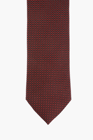 Checked Silk Tie