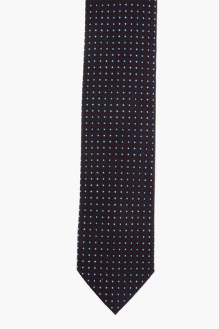 Embroidered Silk Tie