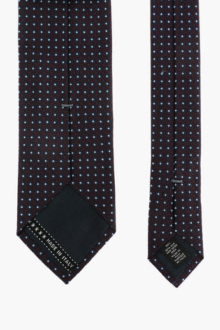Embroidered Silk Tie