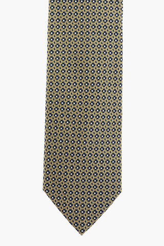 Embroidered Silk Tie