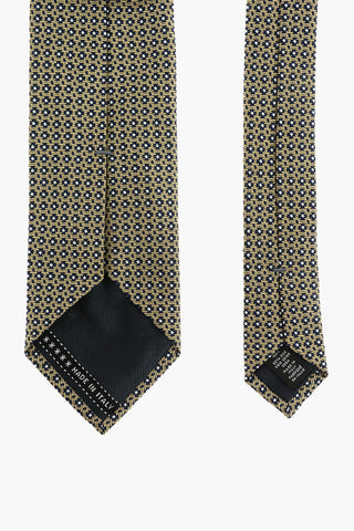 Embroidered Silk Tie