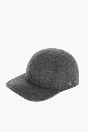 Cappello da Baseball in Lana con Interno in Pelle