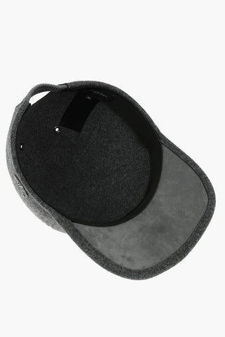 Cappello da Baseball in Lana con Interno in Pelle
