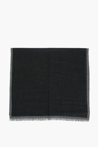 Tone-on-Tone Scarf with Fringes