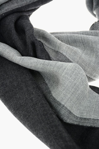 Tone-on-Tone Scarf with Fringes