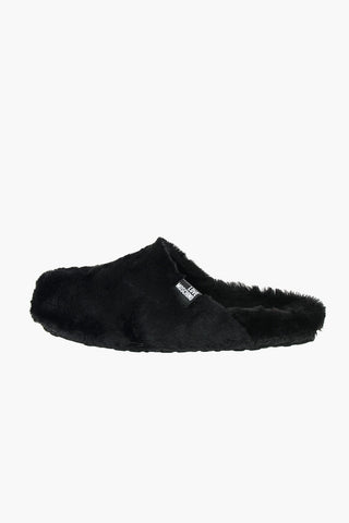 LOVE Faux Fur Sabot
