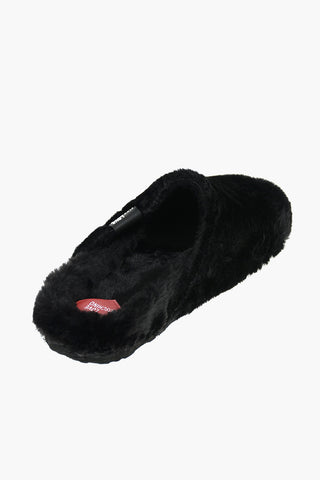 LOVE Faux Fur Sabot
