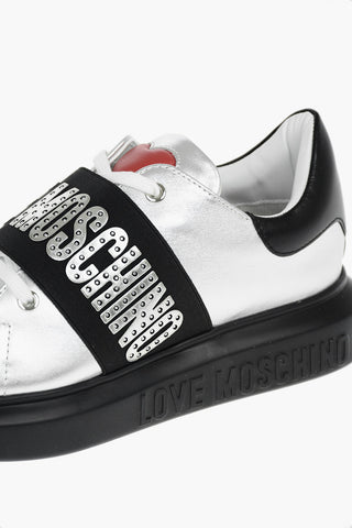 LOVE Sneakers in Pelle Laminata