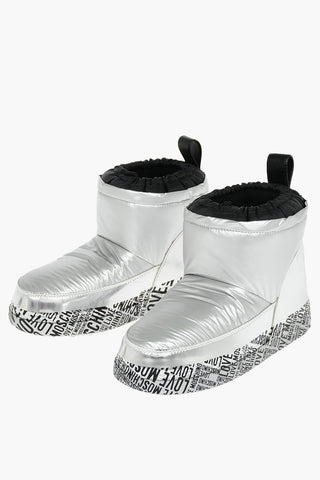 LOVE All Over Logo Sole MoonBoot Ankle Boots
