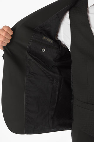 center vent shawl lapel CERIM.ACADEMY 3 piece waistcoat suit