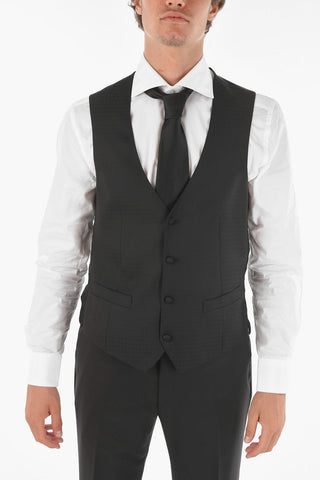 center vent shawl lapel CERIM.ACADEMY 3 piece waistcoat suit