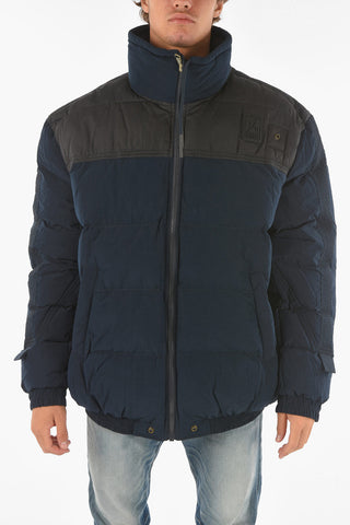 Giubbotto Puffer W-BRIGGS Bicolore con Chiusura Zip