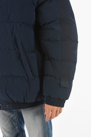Giubbotto Puffer W-BRIGGS Bicolore con Chiusura Zip