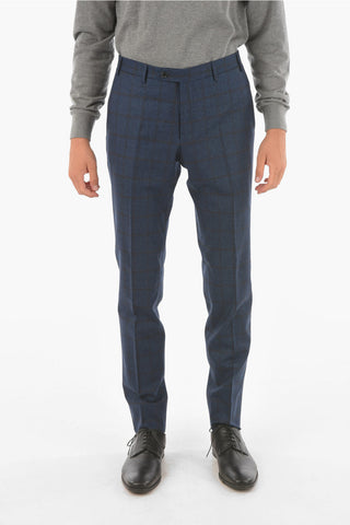 Abito GATE in Motivo a Quadri Windowpane con Revers Classico