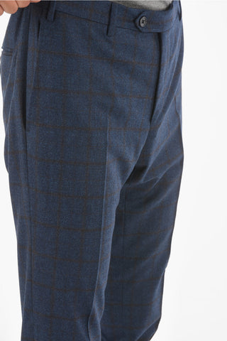 Abito GATE in Motivo a Quadri Windowpane con Revers Classico