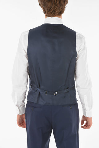 side vents notch lapel ACADEMY 3 piece waistcoat suit