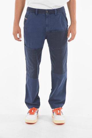 19cm cargo D-AZERR-SP-NE jogg jeans with coated cotton Upper Part L32