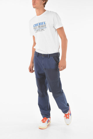 19cm cargo D-AZERR-SP-NE jogg jeans with coated cotton Upper Part L32