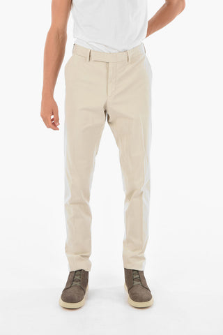 stretch cotton chinos