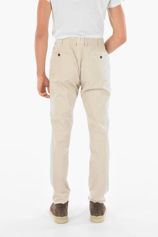 stretch cotton chinos