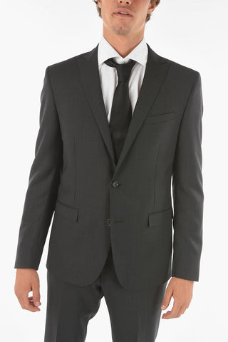 CC COLLECTION Virgin-wool RESET Suit with Peak Lapel