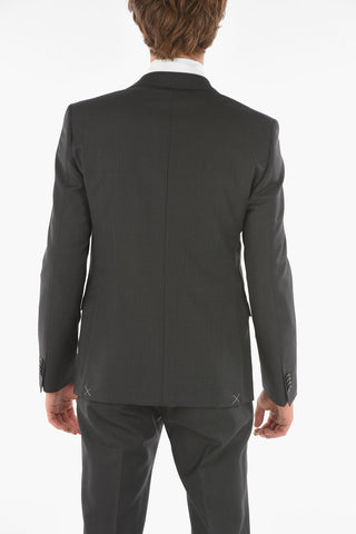 CC COLLECTION Virgin-wool RESET Suit with Peak Lapel